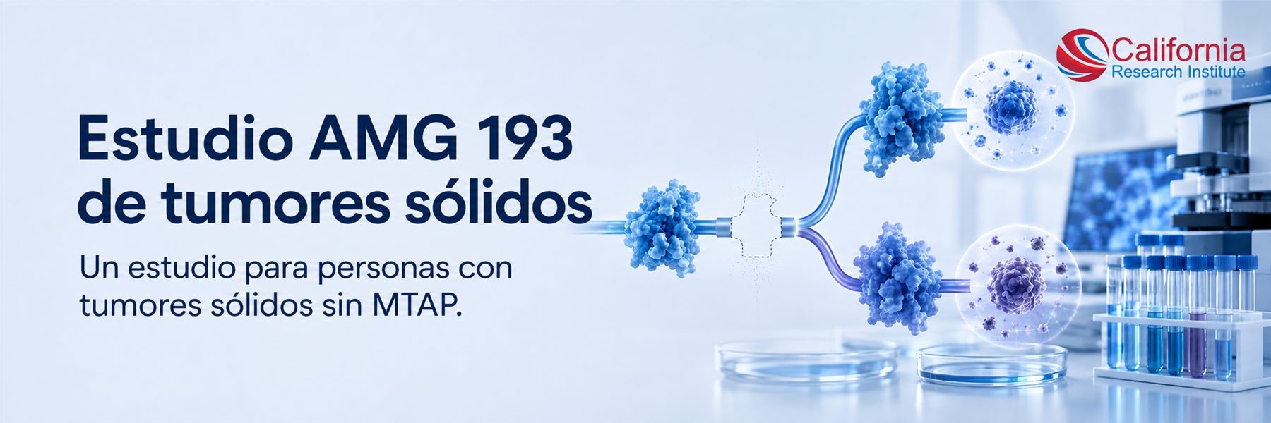 AMG 193 solid tumor clinical study laboratory banner